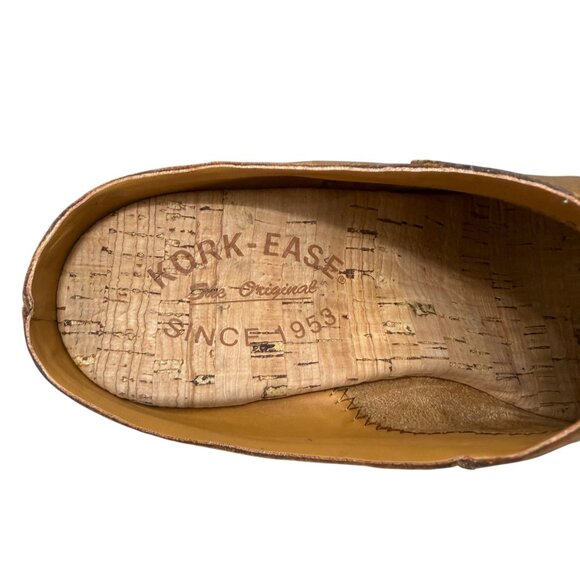 Kork-Ease Womens Demi Leather Platform Slip On Clogs mules Size 6 Boho Retro‎ - Picture 6 of 10